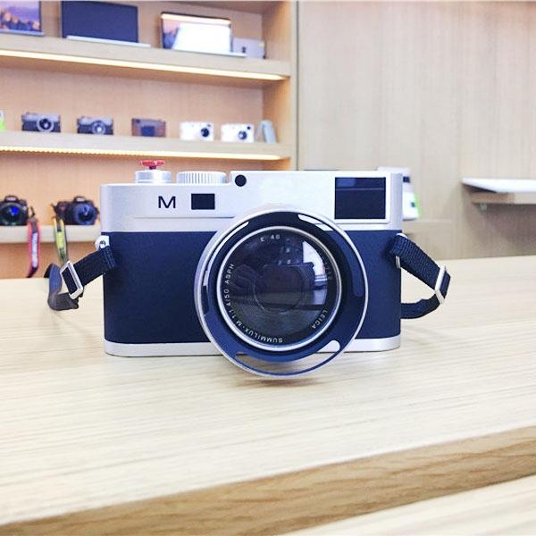 Non-Working Fake Dummy DSLR Camera Model Photo Studio Props for Leica M, Hood Lens, For Leica M (Hood Lens)