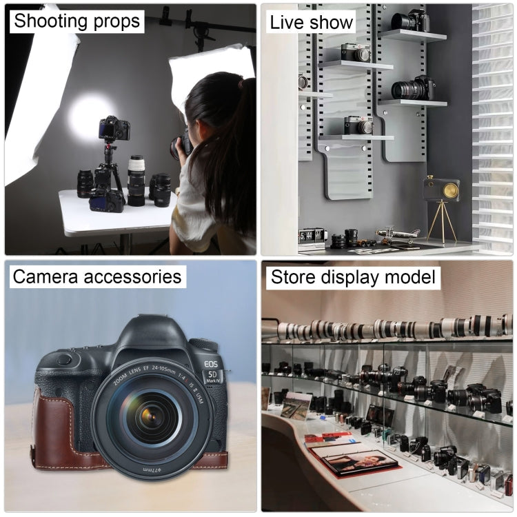 Non-Working Fake Dummy DSLR Camera Model Photo Studio Props with with 24-70 Lens & Hood for Canon EOS 5D Mark IV, For Canon 5D4
