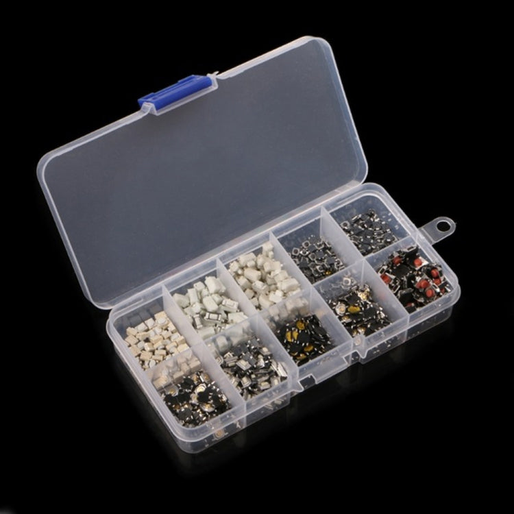 200 PCS Car Remote Control Button Awitch Button Package Patch Tact Switch Button Package, 200pcs