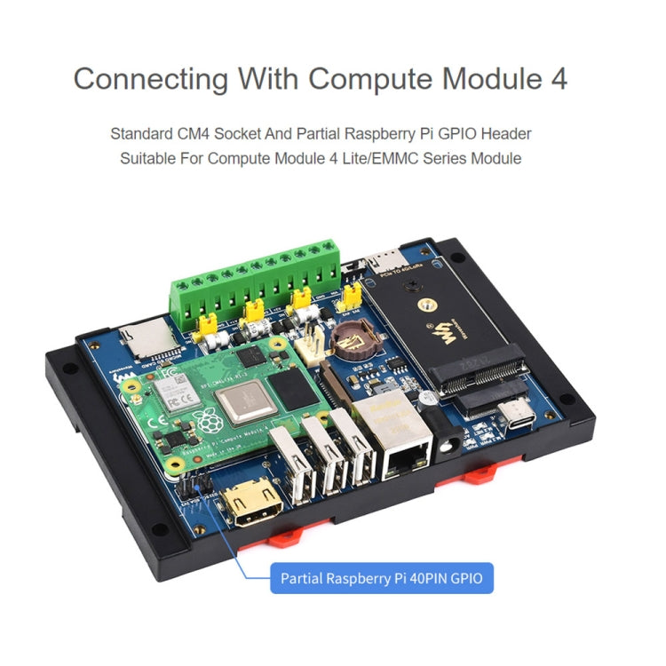 Waveshare Industrial IoT Wireless Expansion Module for Raspberry Pi CM4