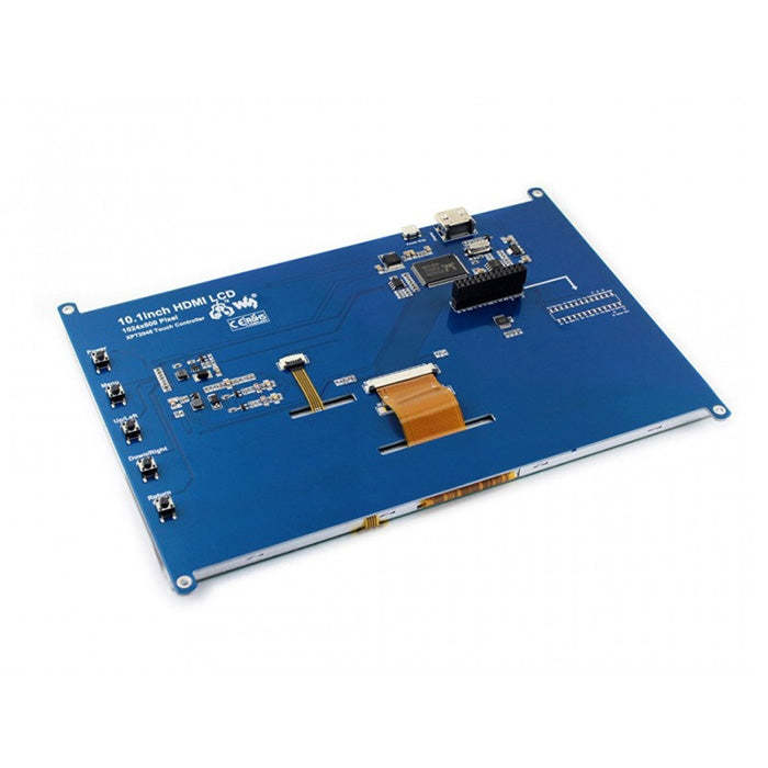 WAVESHARE 10.1inch Resistive Touch Screen LCD, HDMI interface, Designed for Raspberry Pi, 10.1inch HDMI LCD