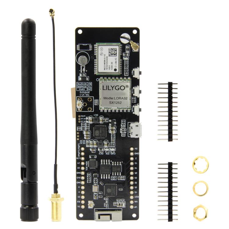 TTGO T-Beam ESP32 Bluetooth WiFi Module 868MHz GPS NEO-M8N LORA 32 Module with Antenna & 18650 Battery Holder, 868MHz