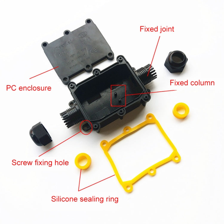 G713 IP68 Waterproof Five-way Junction Box for Protecting Circuit Board, G713-5P
