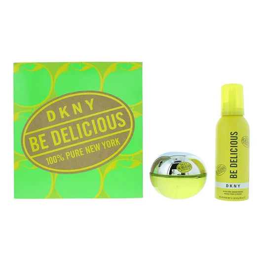 DKNY Be Delicious Gift Set 100ml EDP + 150ml Refreshing Shower Mousse