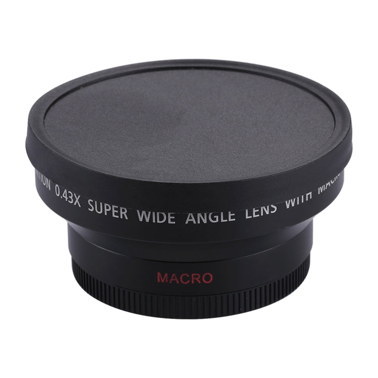 62mm 0.43X Super Wide Angle Lens with Macro Lens, 62mm