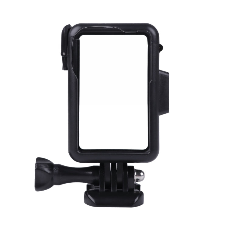 For DJI Osmo Action 3 Vertical Plastic Protective Frame Cage with Cold Shoes, For DJI Osmo Action 3