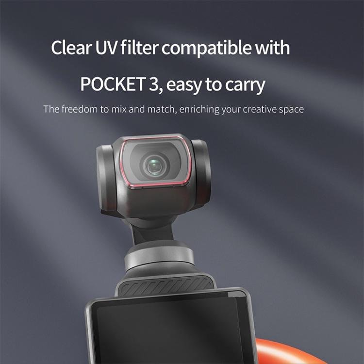 For DJI OSMO Pocket 3 STARTRC UV Lens Filter, UV
