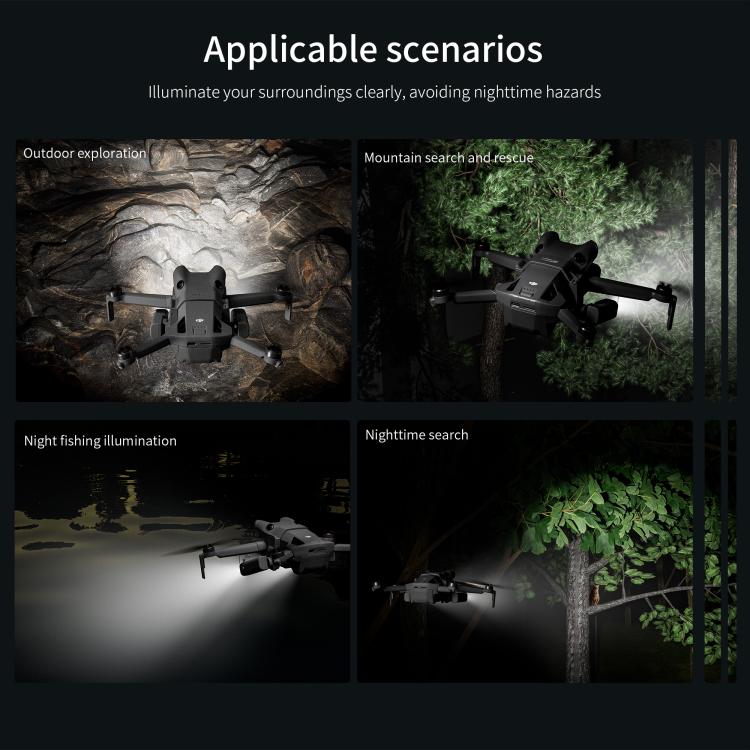 For DJI Mini 4 Pro STARTRC Night Navigation Searchlight LED Flashlight Rechargeable Refill Lighting Signal Light, For DJI Mini 4 Pro