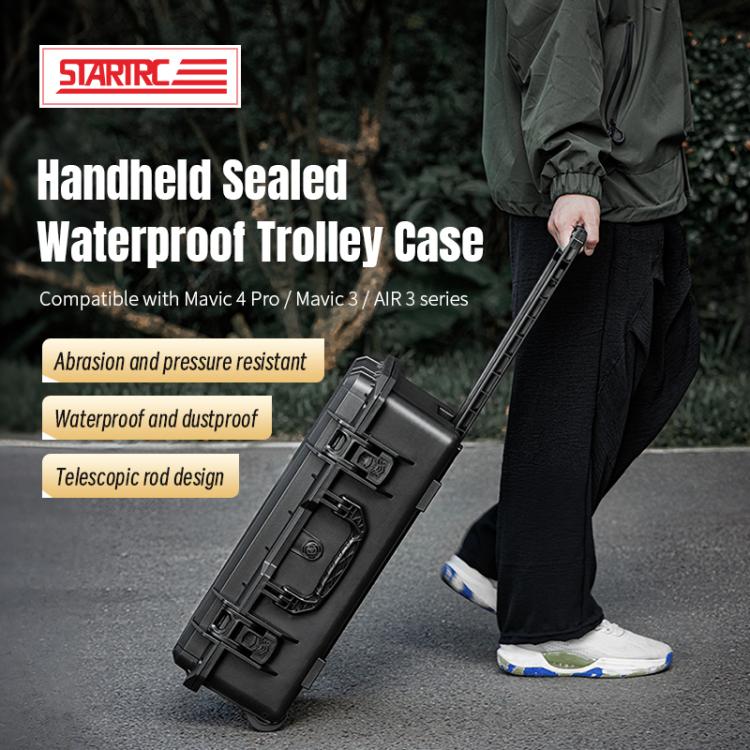 Portable Box Sealed Waterproof Trolley Suitcase For DJI Mavic 4 Pro / Mavic 3 / Air 3, For DJI Mavic 4 Pro / Mavic 3 / Air 3