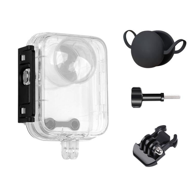 For DJI Osmo 360 50m Depth Waterproof Housing Case with Lens Silicone Cap, For DJI Osmo 360