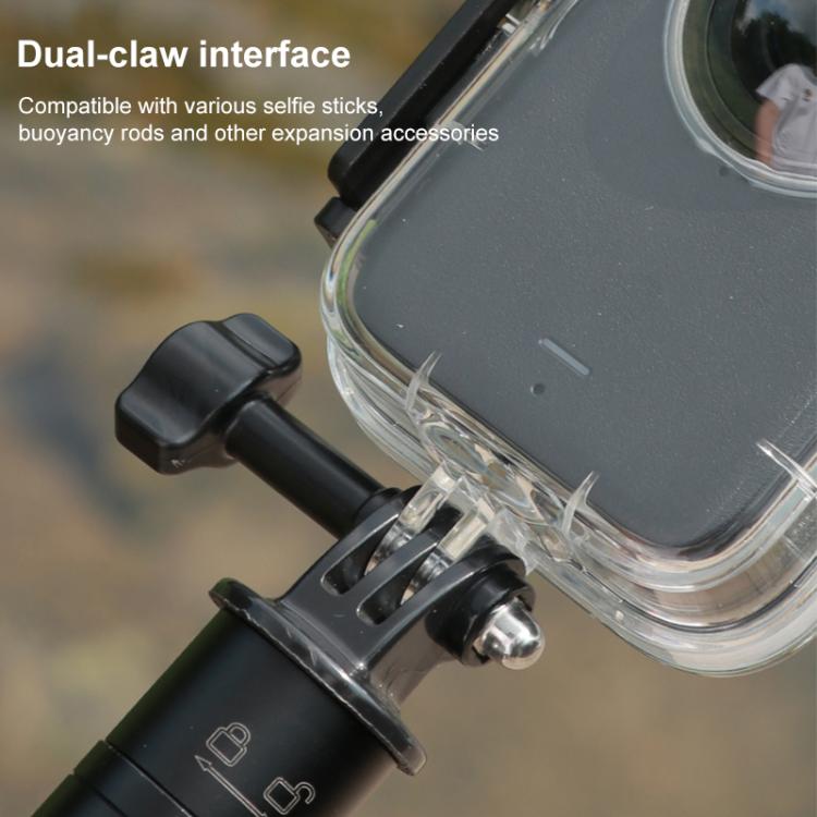 For DJI Osmo 360 50m Depth Waterproof Housing Case with Lens Silicone Cap, For DJI Osmo 360