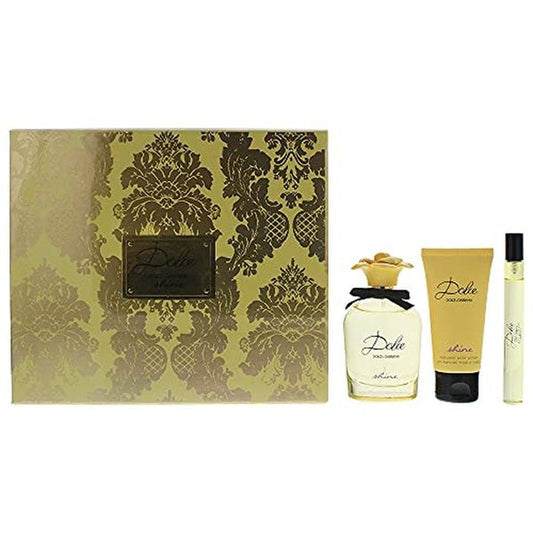 Dolce & Gabbana Dolce Shine Gift Set 75ml EDP + 50ml Body Lotion + 10ml EDP