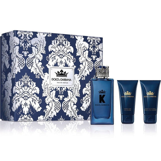 Dolce & Gabbana K Gift Set 100ml EDP + 50ml After Shave Balm + 50ml Shower Gel