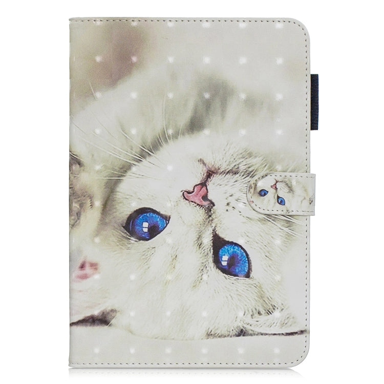 3D Horizontal Flip Leather Case with Holder & Card Slots, For iPad Air, For iPad mini 5, For  Galaxy Tab A 8 (2019)