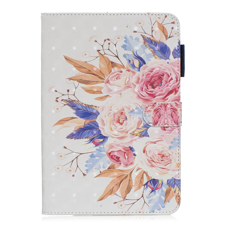3D Horizontal Flip Leather Case with Holder & Card Slots, For iPad Air, For iPad mini 5, For  Galaxy Tab A 8 (2019)