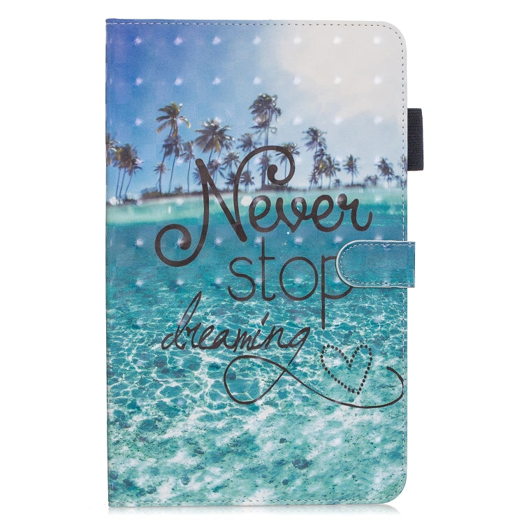 3D Horizontal Flip Leather Case with Holder & Card Slots, For Galaxy Tab A 10.1 (2019), For Galaxy Tab A 10.5