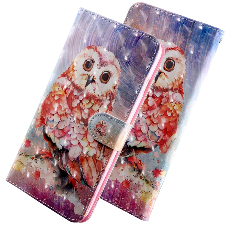 3D Coloured Drawing Pattern Horizontal Flip Leather Case with Holder & Card Slots & Wallet & Lanyard, for Xiaomi Redmi 7S / Redmi Note 7 Pro, for Galaxy A10E / A20E