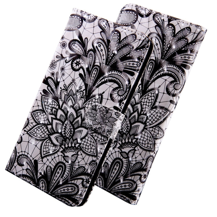 3D Coloured Drawing Pattern Horizontal Flip Leather Case with Holder & Card Slots & Wallet & Lanyard, for LG K50 / Q60, for Huawei Honor 20 Lite