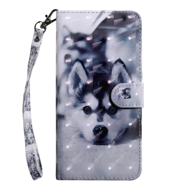 3D Painting Pattern Coloured Drawing Horizontal Flip TPU + PU Leather Case with Holder & Card Slots & Wallet, For iPhone 6 / 6S, For iPhone 6 Plus