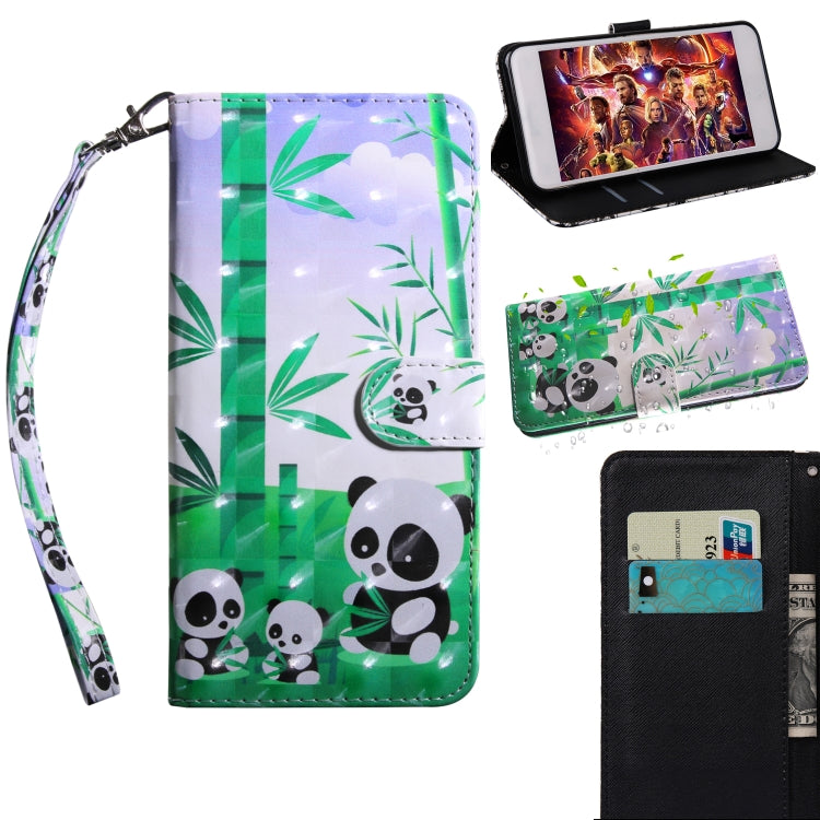 3D Painting Pattern Coloured Drawing Horizontal Flip TPU + PU Leather Case with Holder & Card Slots & Wallet, For iPhone 6 / 6S, For iPhone 6 Plus