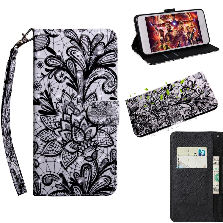 3D Painting Pattern Coloured Drawing Horizontal Flip TPU + PU Leather Case with Holder & Card Slots & Wallet, For iPhone XS Max, For iPhone X / XS
