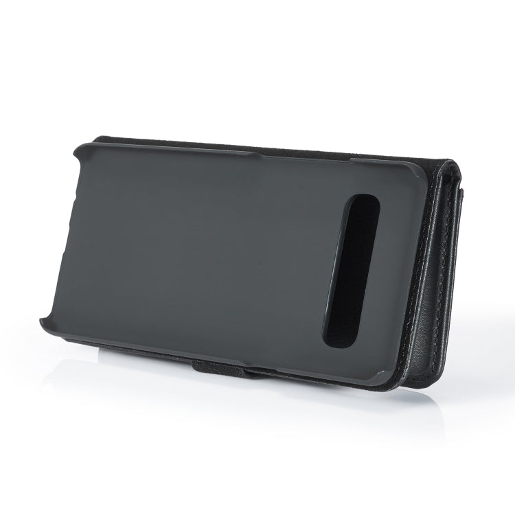 DG.MING Crazy Horse Texture Flip Detachable Magnetic Leather Case with Holder & Card Slots & Wallet, for Galaxy S10 5G