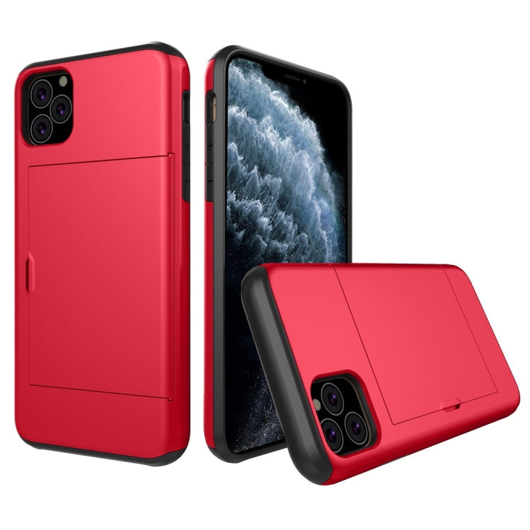 Shockproof Rugged Armor Protective Case with Card Slot, For iPhone 11 Pro