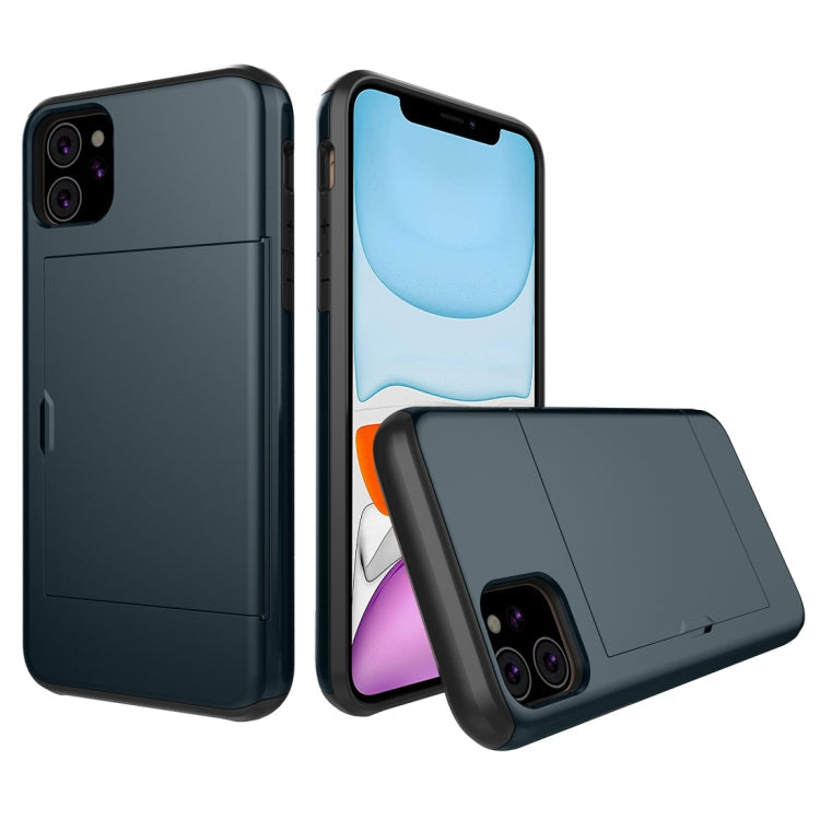 Shockproof Rugged Armor Protective Case with Card Slot, For iPhone 11 Pro Max, For iPhone 11