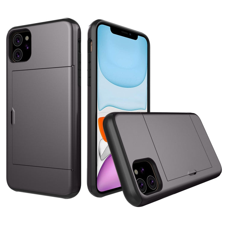Shockproof Rugged Armor Protective Case with Card Slot, For iPhone 11 Pro Max, For iPhone 11