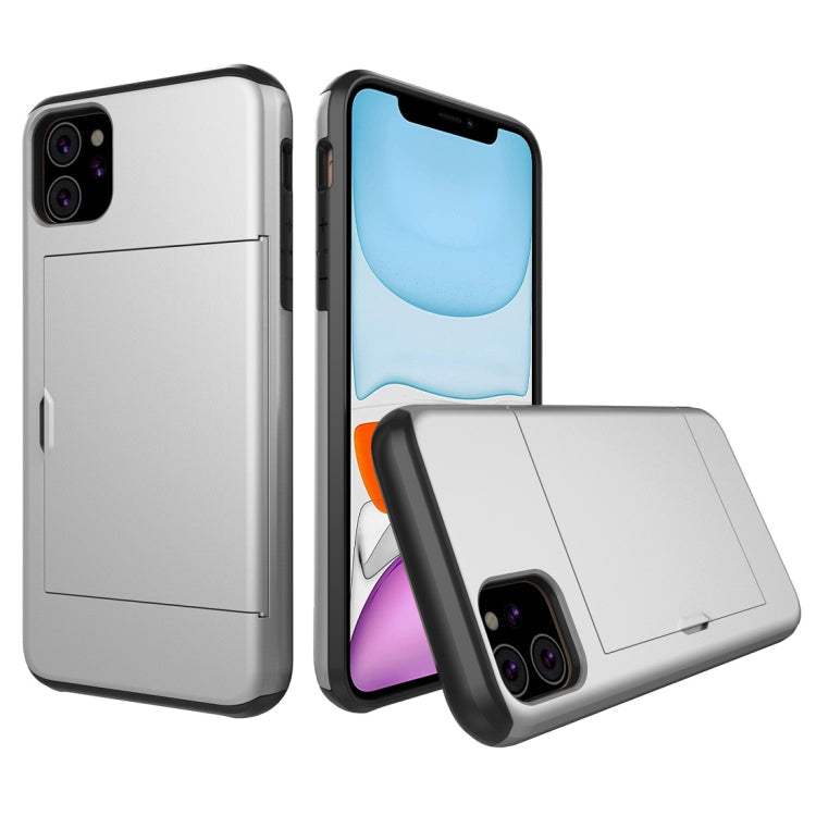Shockproof Rugged Armor Protective Case with Card Slot, For iPhone 11 Pro Max, For iPhone 11