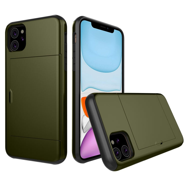 Shockproof Rugged Armor Protective Case with Card Slot, For iPhone 11 Pro Max, For iPhone 11