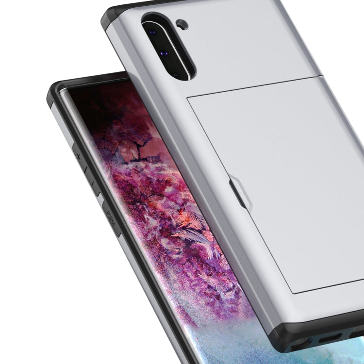 Shockproof Rugged Armor Protective Case with Card Slot, For Galaxy Note 10, For Galaxy Note 10 Pro