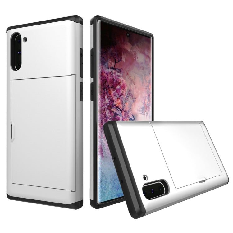 Shockproof Rugged Armor Protective Case with Card Slot, For Galaxy Note 10, For Galaxy Note 10 Pro