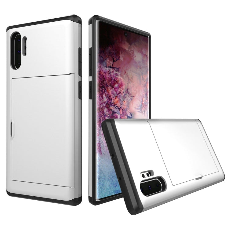 Shockproof Rugged Armor Protective Case with Card Slot, For Galaxy Note 10, For Galaxy Note 10 Pro