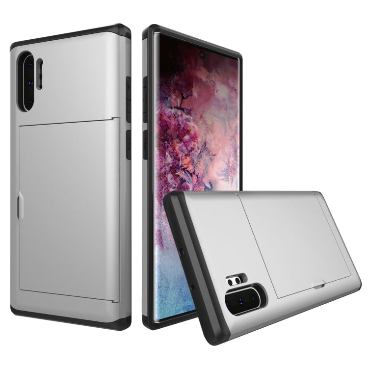 Shockproof Rugged Armor Protective Case with Card Slot, For Galaxy Note 10, For Galaxy Note 10 Pro