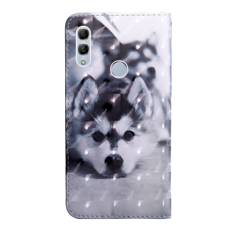 3D Painting Pattern Coloured Drawing Horizontal Flip TPU + PU Leather Case with Holder & Card Slots & Wallet, For Huawei Honor 10 Lite, For Huawei  P30 Pro