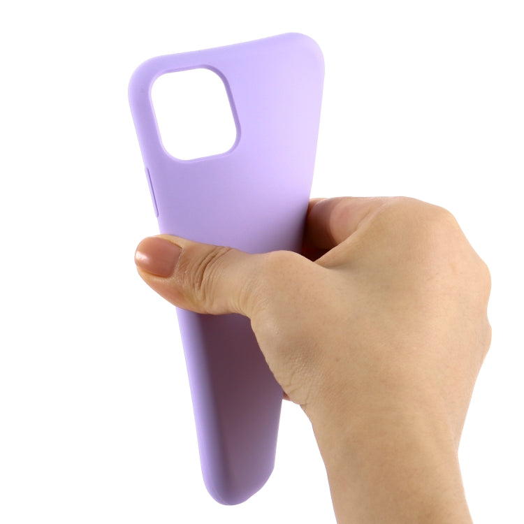 Solid Color Liquid Silicone Shockproof Case, For iPhone 11 Pro