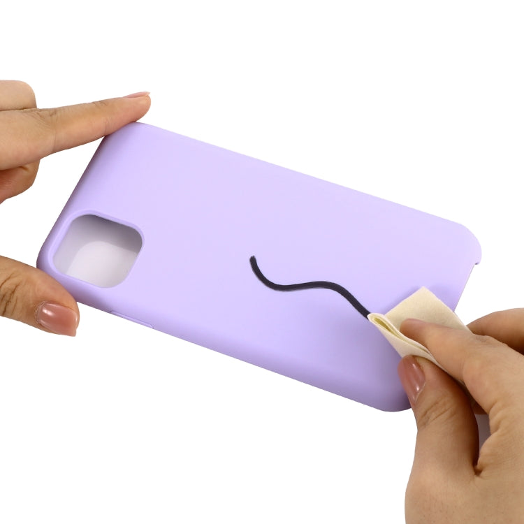 Solid Color Liquid Silicone Shockproof Case, For iPhone 11 Pro
