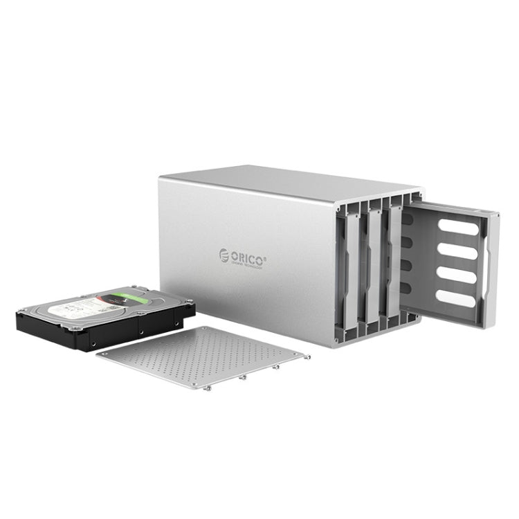 ORICO Honeycomb Series WS400C3 SATA 3.5 inch 40TB USB-C / Type-C 4 Bays Aluminum Alloy HDD / SSD Enclosure, USB-C / Type-C 4 Bays
