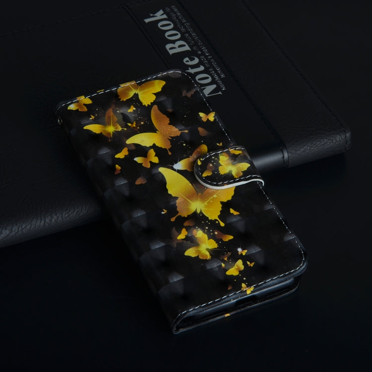 3D Painting Pattern Horizontal Flip TPU + PU Leather Case with Holder & Card Slots & Wallet, For Galaxy A20e, For Galaxy A40