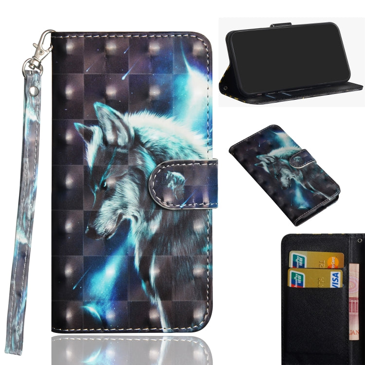 3D Painting Pattern Horizontal Flip TPU + PU Leather Case with Holder & Card Slots & Wallet, For Galaxy A20e, For Galaxy A40