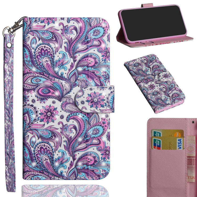 3D Painting Pattern Horizontal Flip TPU + PU Leather Case with Holder & Card Slots & Wallet, For Galaxy A50, For Galaxy A70