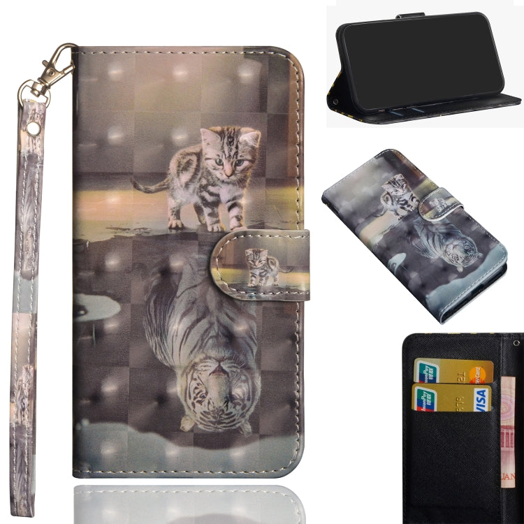 3D Painting Pattern Horizontal Flip TPU + PU Leather Case with Holder & Card Slots & Wallet, For Galaxy A50, For Galaxy A70