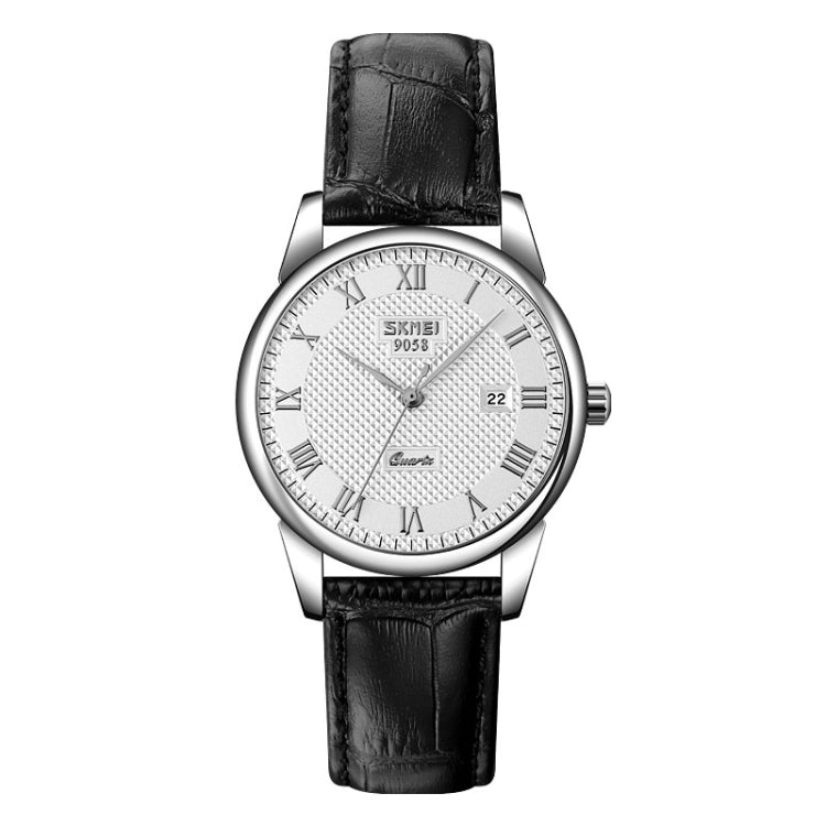 SKMEI 9058 Multifunctional Outdoor Fashion Waterproof Silver Shell Quartz Wrist Watch, EDA00092301A, EDA00092301B, EDA00092301C, EDA00092301D, EDA00092301E, EDA00092301F
