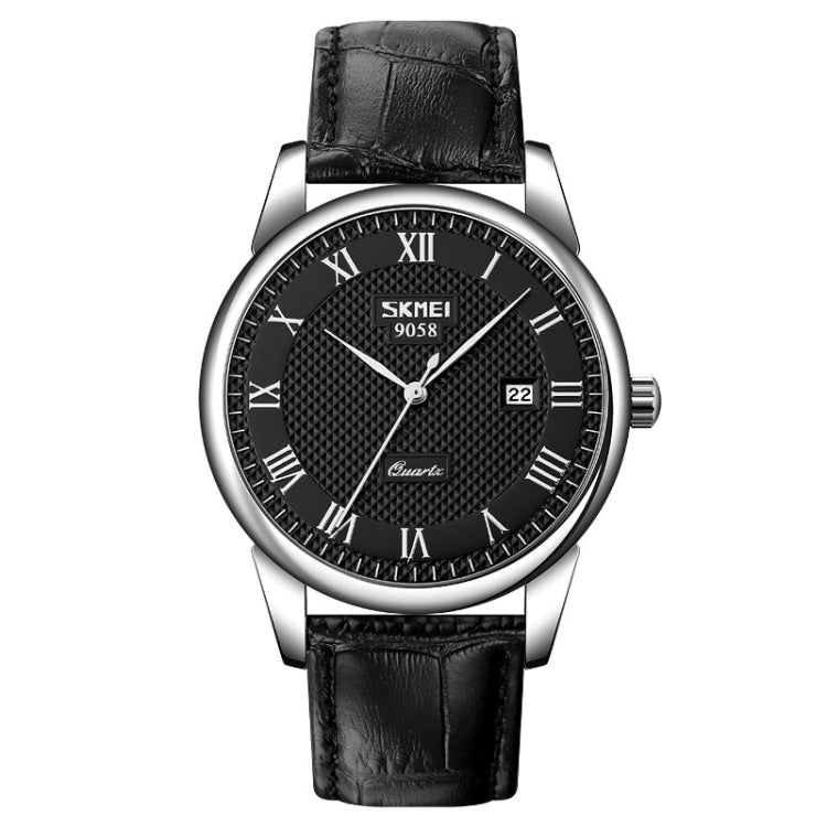 SKMEI 9058 Multifunctional Outdoor Fashion Waterproof Silver Shell Quartz Wrist Watch, EDA00092301A, EDA00092301B, EDA00092301C, EDA00092301D, EDA00092301E, EDA00092301F