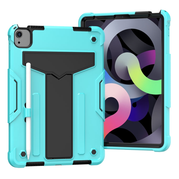 T-shaped Bracket Contrast Color Shockproof PC + Silicone Protective Case, For Samsung Galaxy Tab A7 10.4 (2020), For iPad Air 2022 / 2020 10.9 / iPad Pro 11