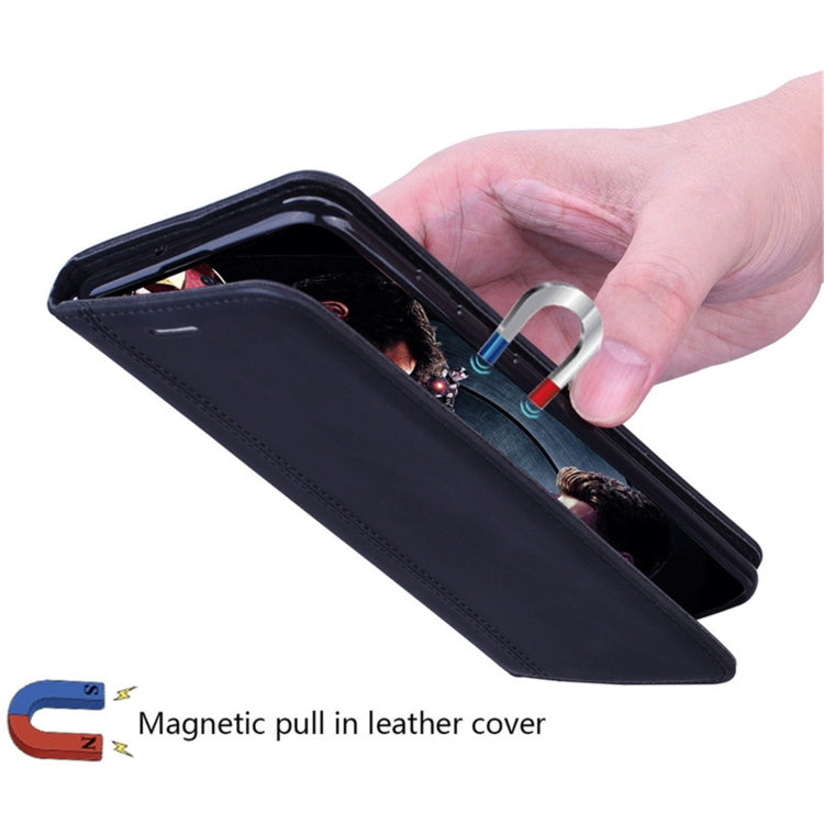 Frosted Business Magnetic Horizontal Flip PU Leather Case with Holder & Card Slot & Lanyard, For iPhone 12 / 12 Pro, For iPhone 12 Pro Max