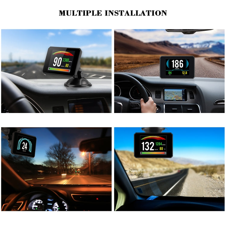 P16 Car HUD Head-up Display OBD2 Fault Code Elimination, P16