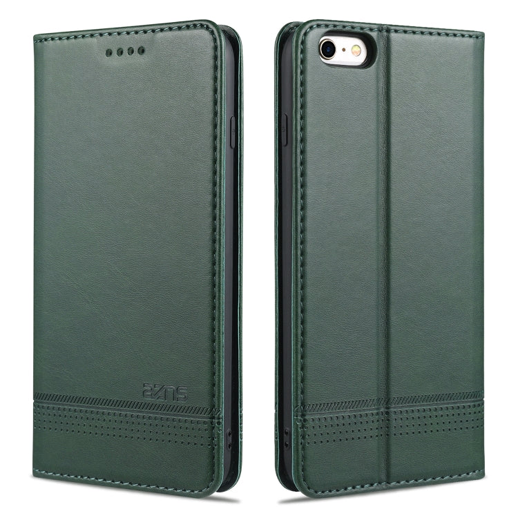 AZNS Magnetic Calf Texture Horizontal Flip Leather Case with Card Slots & Holder & Wallet, For iPhone 6, For iPhone 6 Plus, For iPhone 8 / 7, For iPhone 8 Plus/7 Plus
