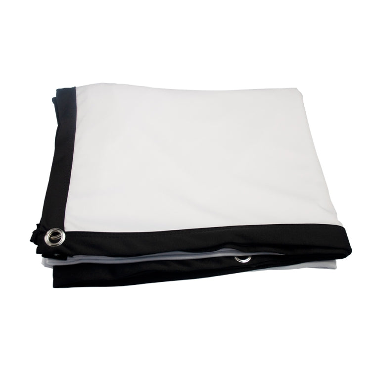 Folding Milk Silk Polyester Projector Film Curtain, 60 inch (16:9) Projection Area: 133 x 75cm, 60 inch (4:3) Projection Area: 120 x 90cm, 72 inch (16:9) Projection Area: 159 x 90cm, 72 inch (4:3) Projection Area: 146 x 110cm                           ...